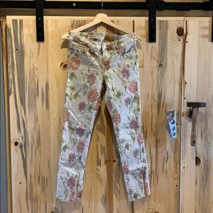 Pilcro and the Letterpress floral stet jean